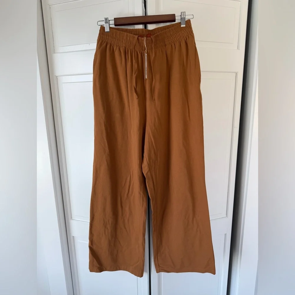 NWT SKIMS Wide-Leg Lounge Pants in Chai - Picture 4 of 7